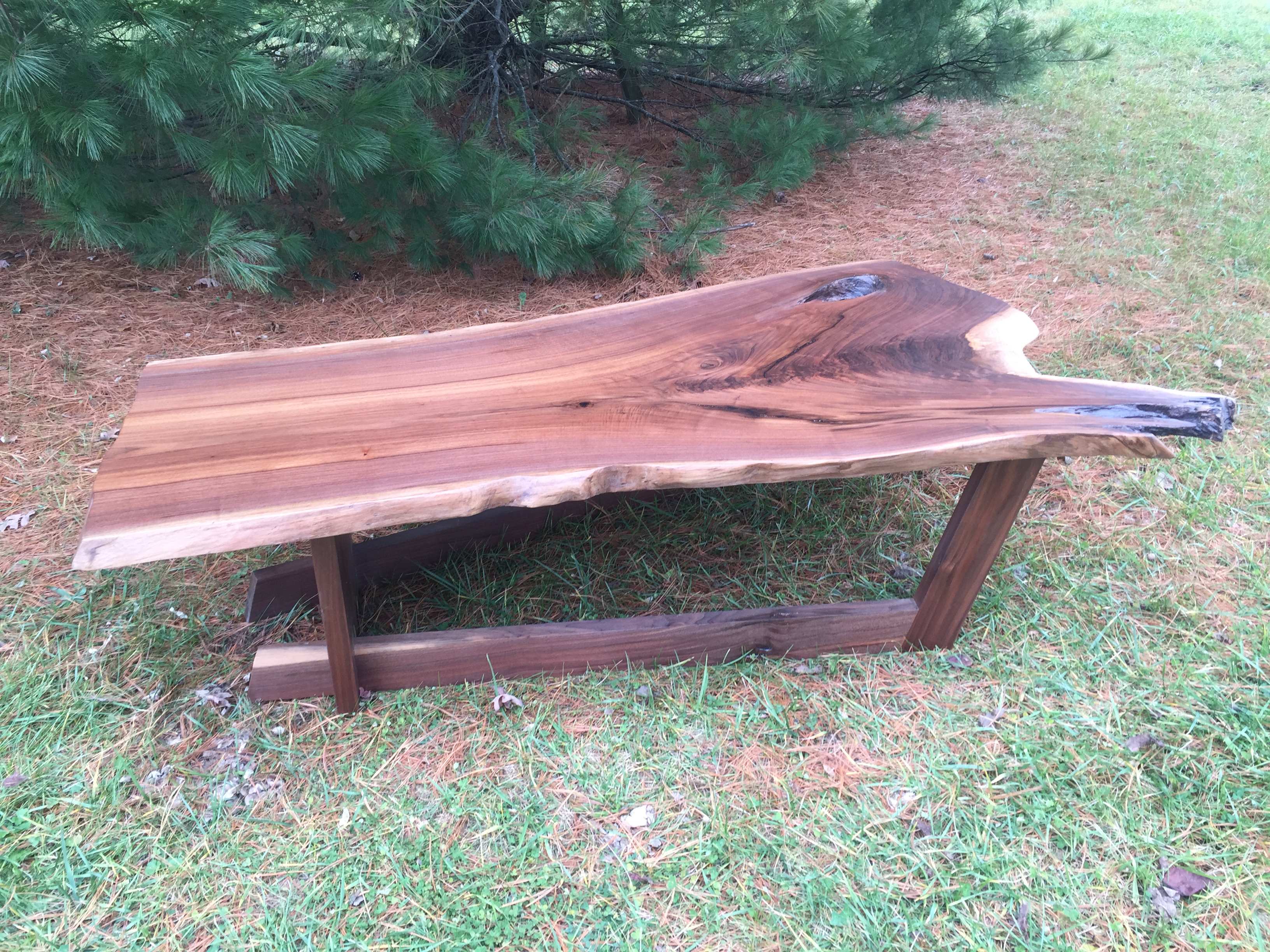 Live Edge Walnut Coffee Table
