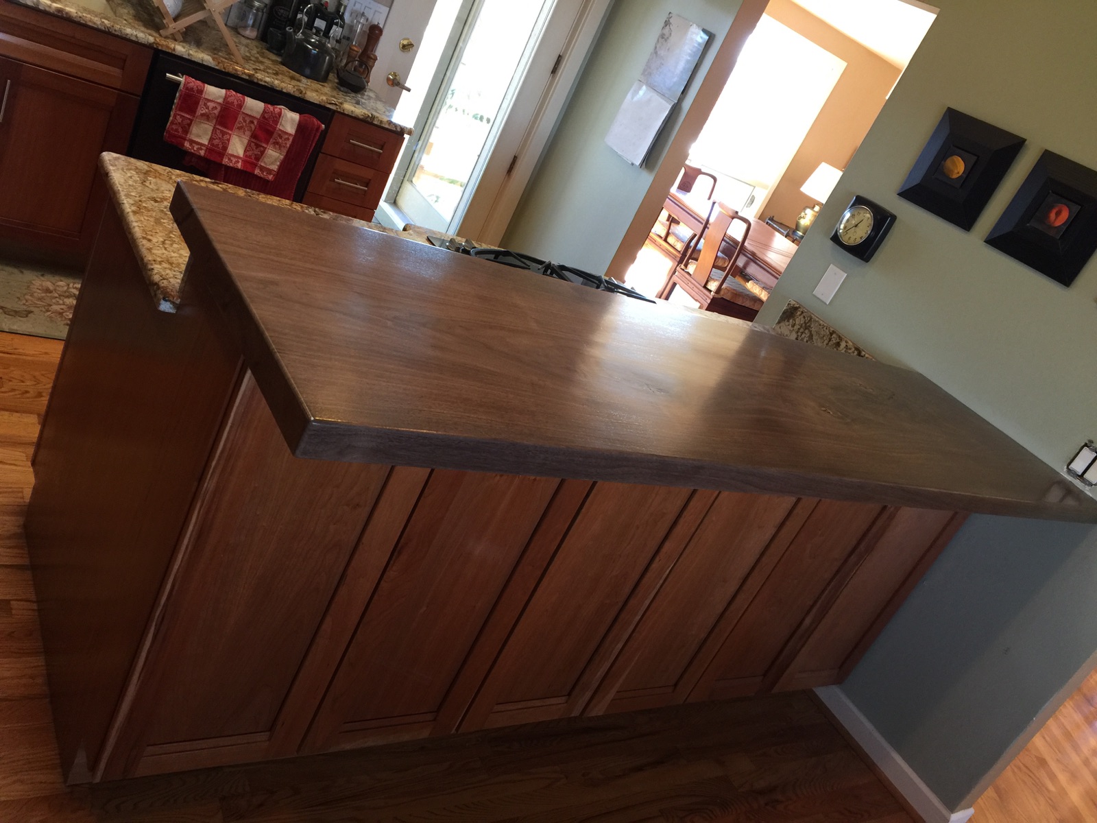 Walnut Slab Countertop