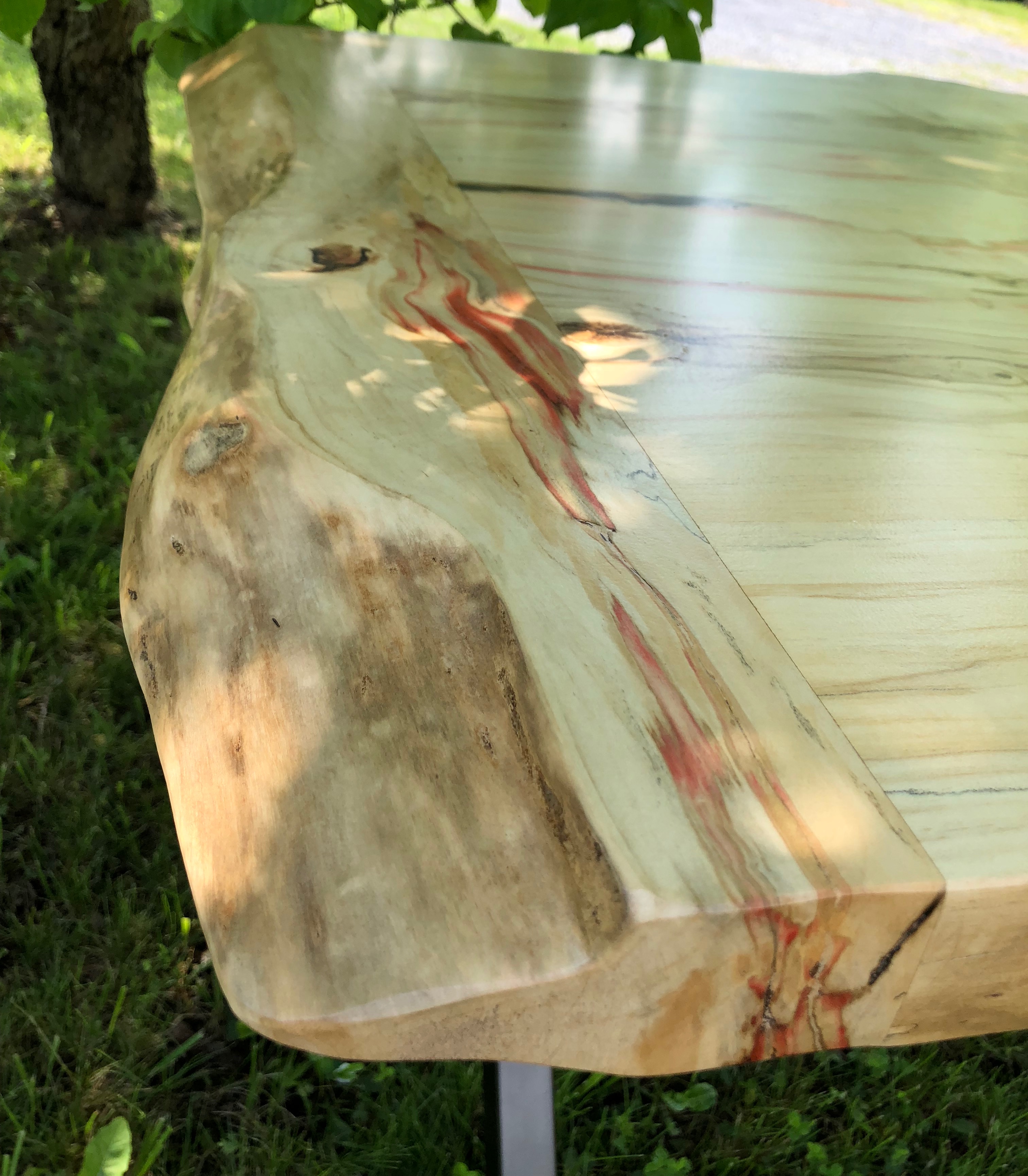 Live Edge Flaming Boxelder Table