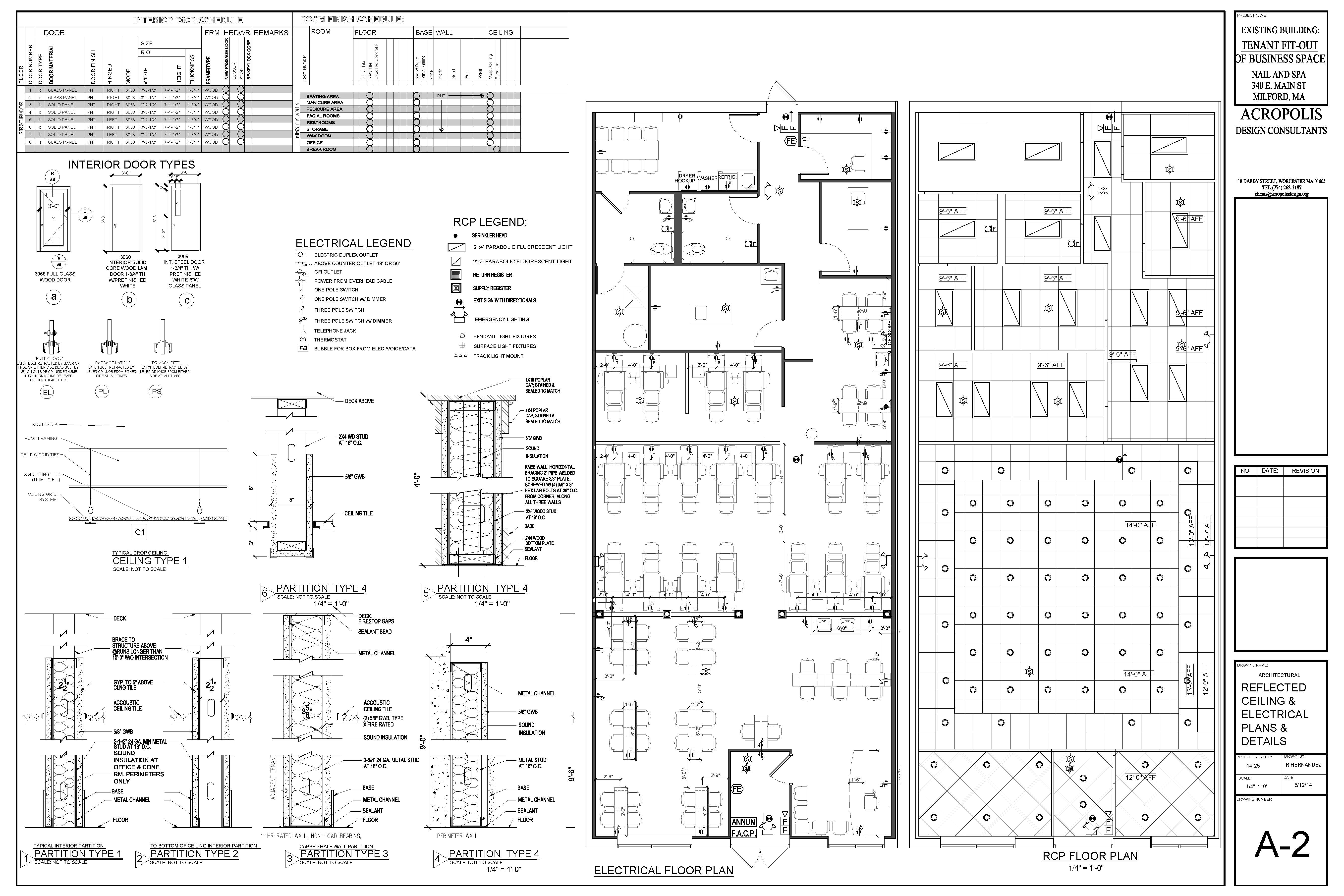 Nail salon design project building fitout