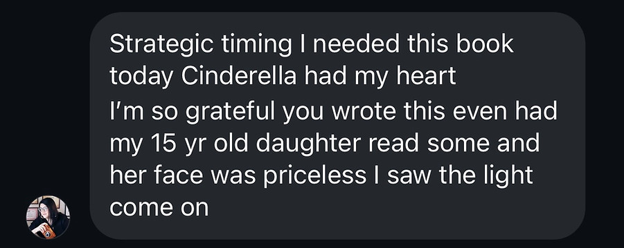 Testimonial for Cinderella Poem
