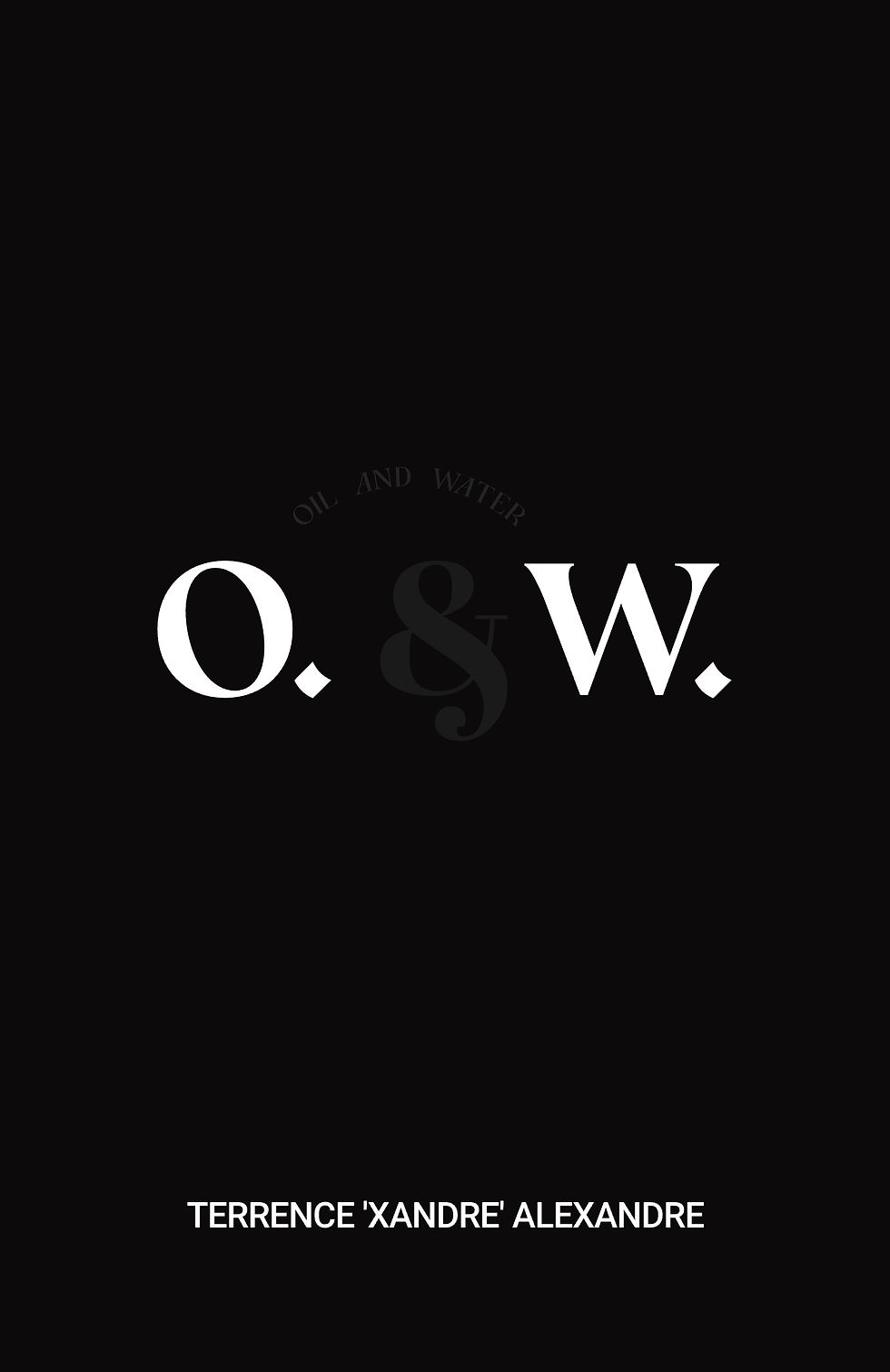 OIL & WATER BOOK  Front Cover 