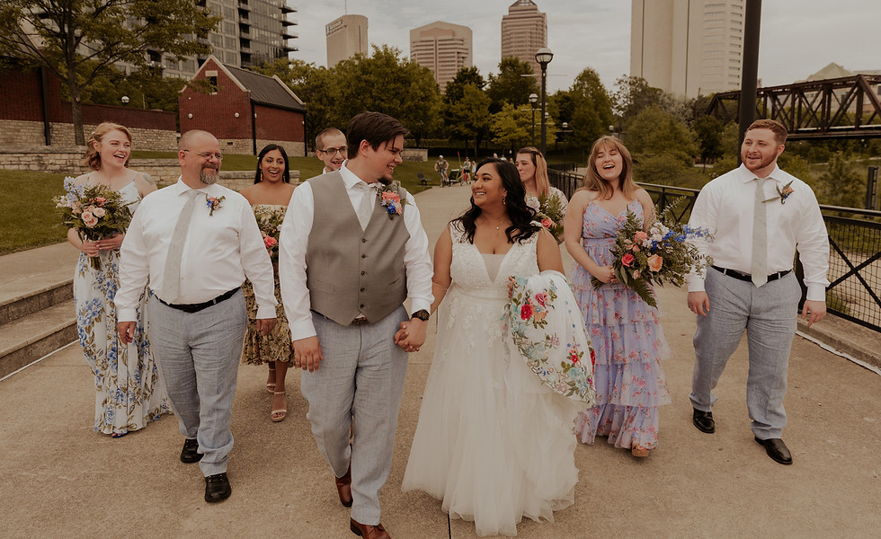 North Bank Park Pavilion Columbus Ohio Outdoor Wedding Photographer