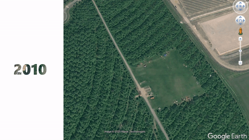 The Grande-Synthe refugee camp has existed since 2006 but expanded rapidly around 2015.