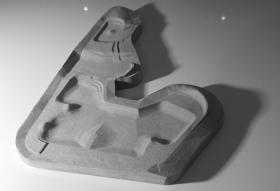 MAQUETA PARQUE DE RUEDAS MADRE LAURA
