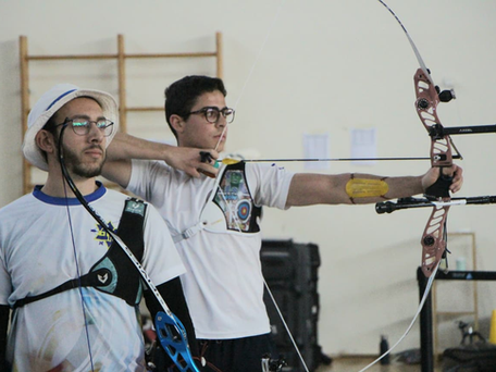 גמרים צמודים באליפות ישראל בקשתות באולם