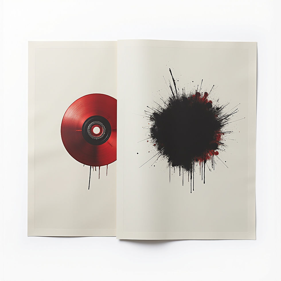 Pôster Disco E Pôster Art