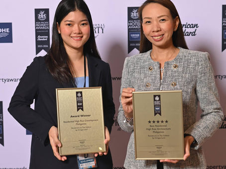 Ortigas Land’s Residences at The Galleon wins big at 2025 Asia Pacific Property Awards