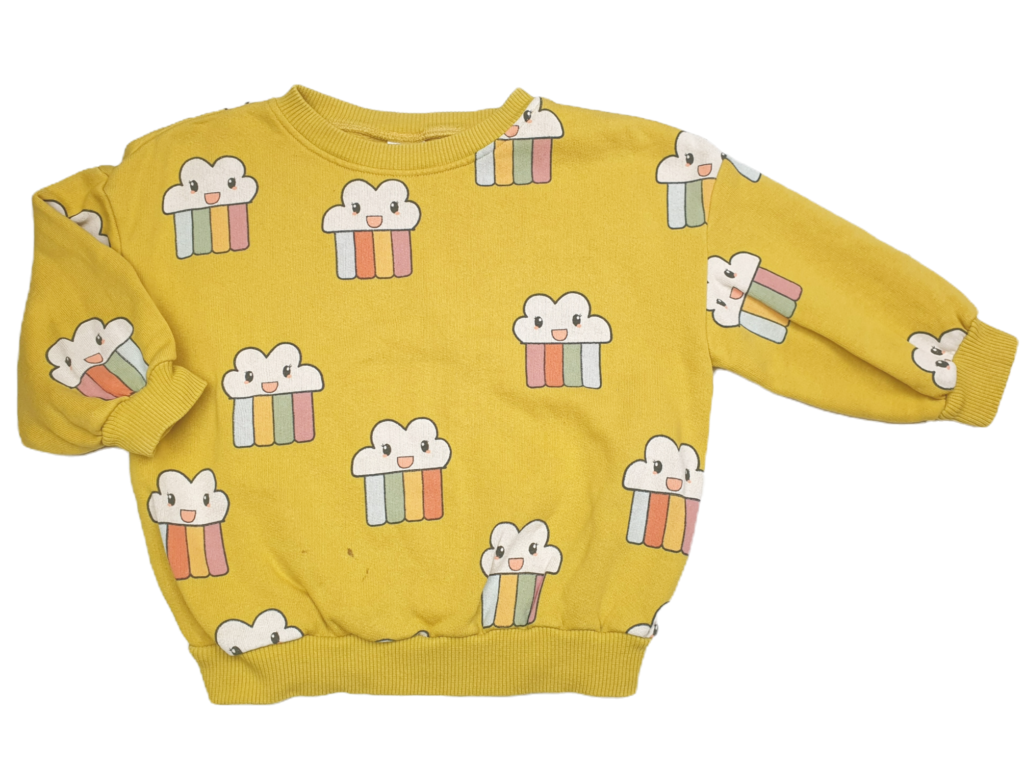 Okergele Regenboog Sweater | Next | Labelmaat 92