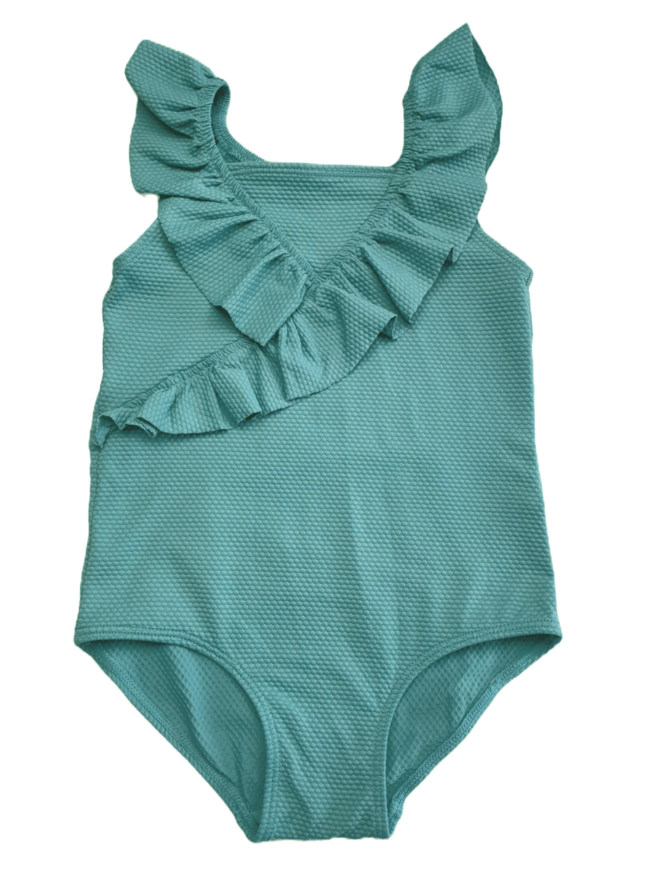 Petrol Groen Badpak/Zwempak met Structuur | H&M | Draagmaat 98