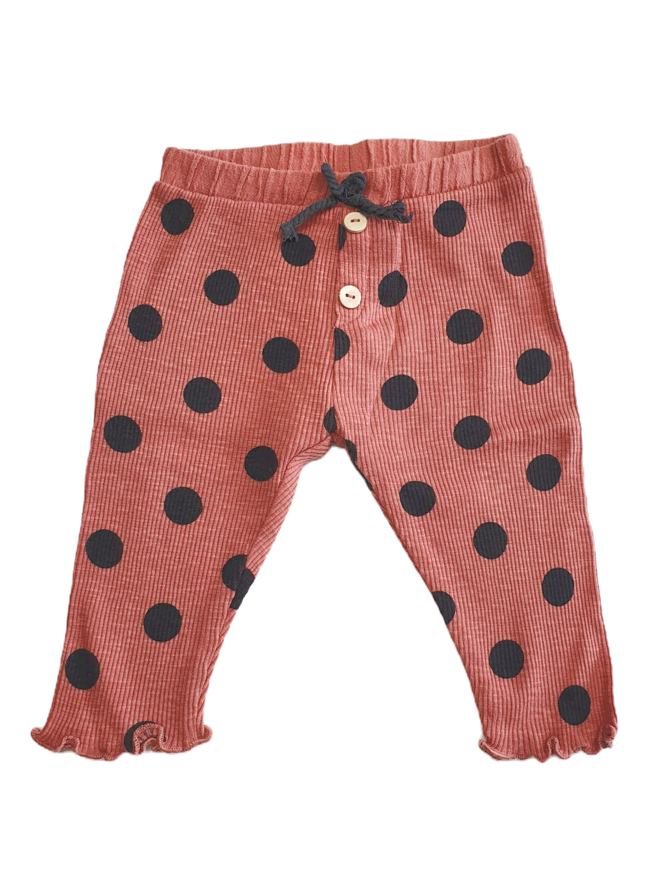 Gestippelde Terra Rib Legging | Zara | Maat 68