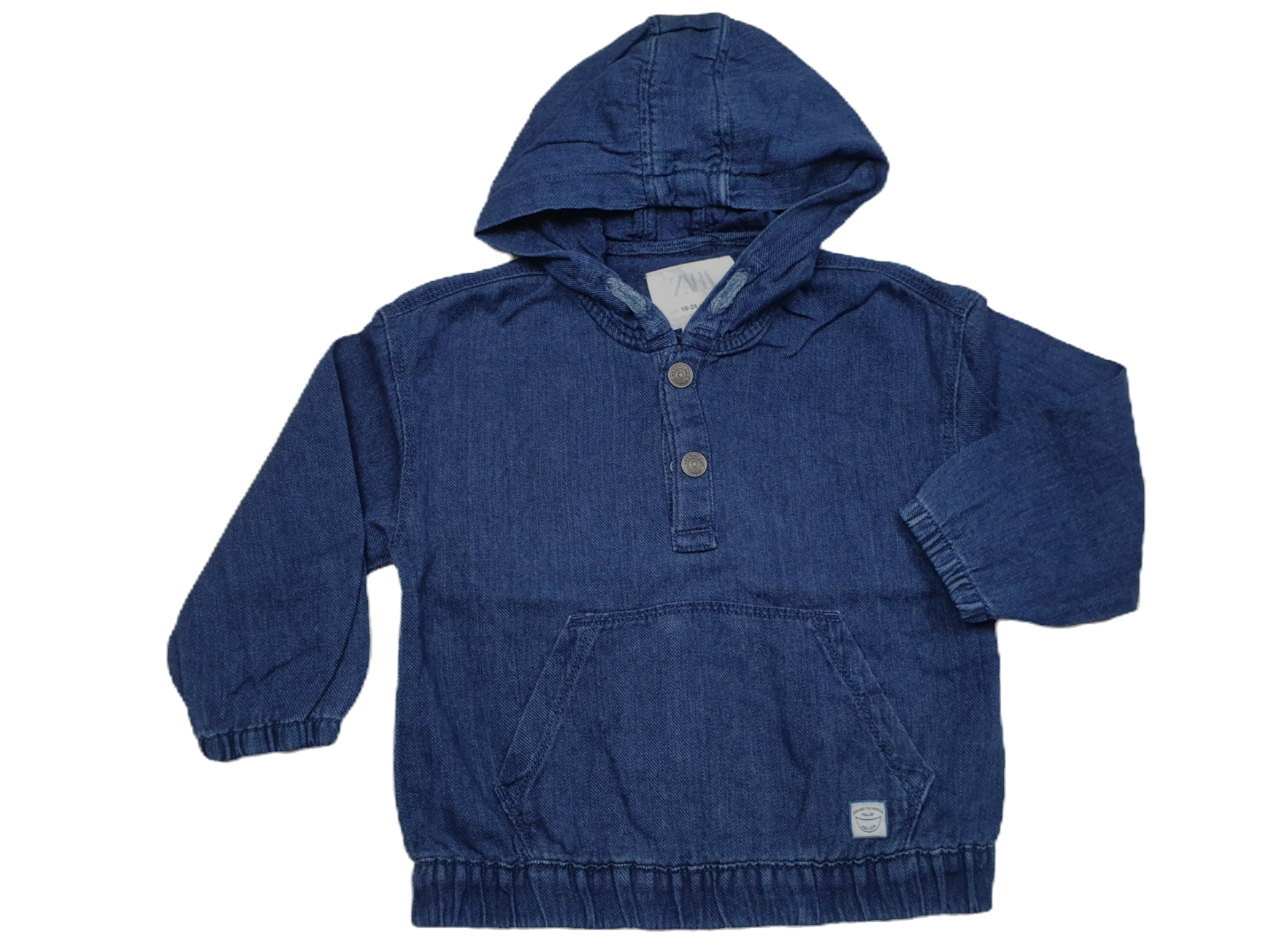 Stoere Jeanslook Top | Zara | Maat 92