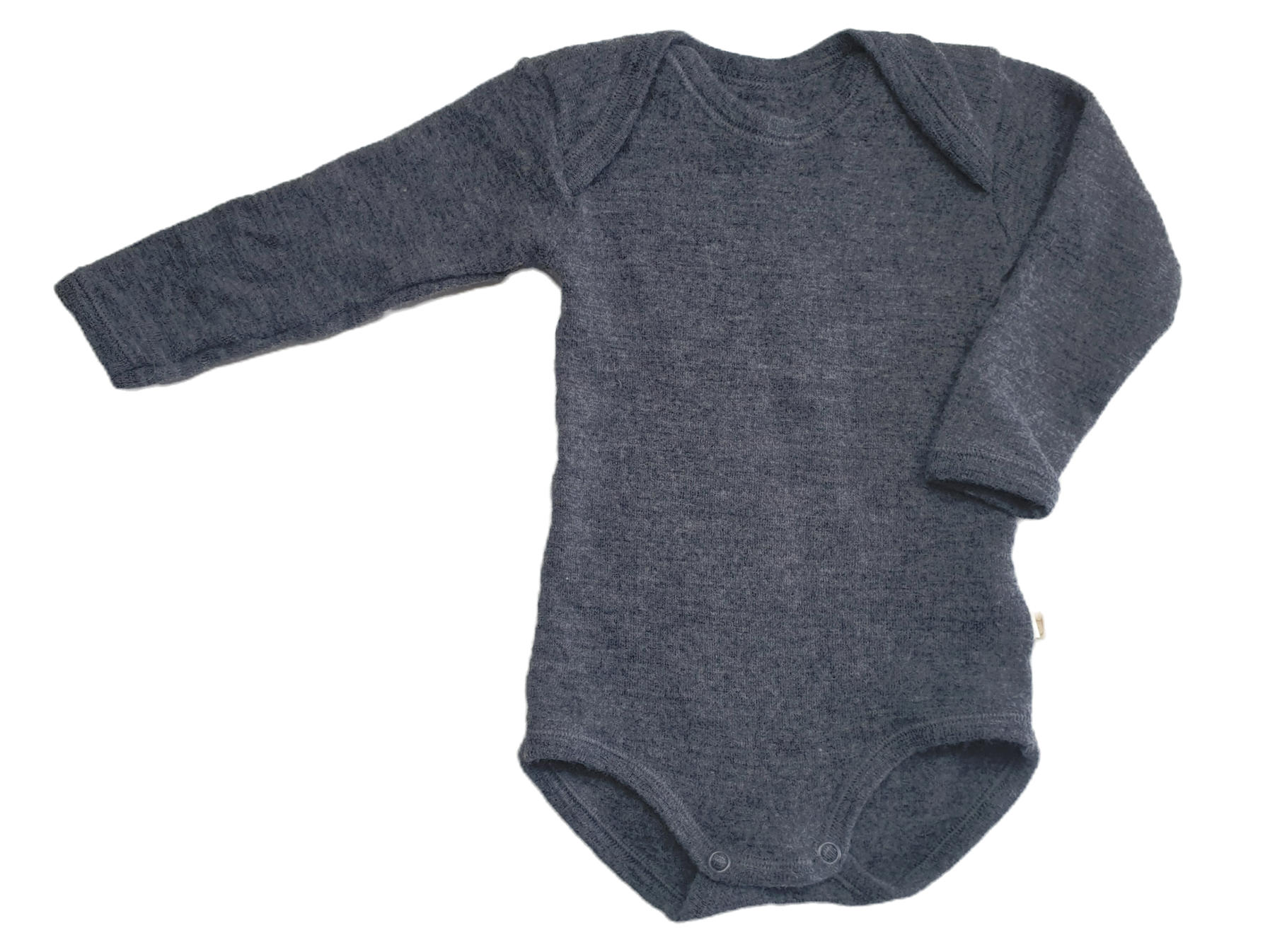 Donkergrijze Wollen Romper | Dilling | Maat 74 (68)