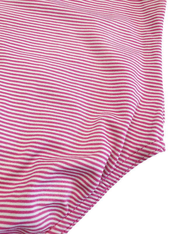 Thumbnail: Roze Gestreept Badpakje/Zwempakje | Petit Bateau | Labelmaat 67 cm