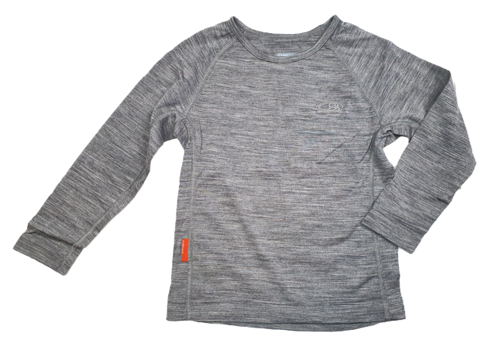 Grijze Wollen Longsleeve | IceBreaker | Maat 3-4 jr (104)
