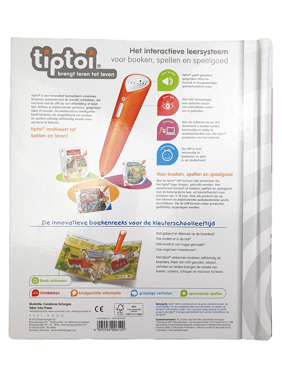 Thumbnail: Tiptopi Boek 'Boerderij' | Ravensburger | 4-7 Jaar