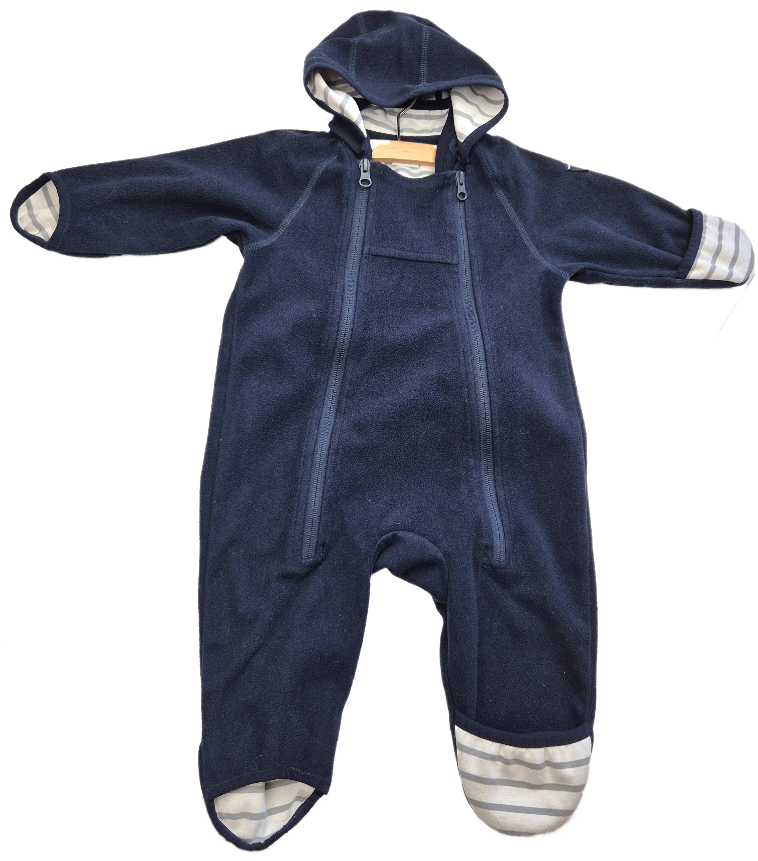 Donkerblauw Fleece/Softshell Pak | Polarn O. Pyret | Maat 68