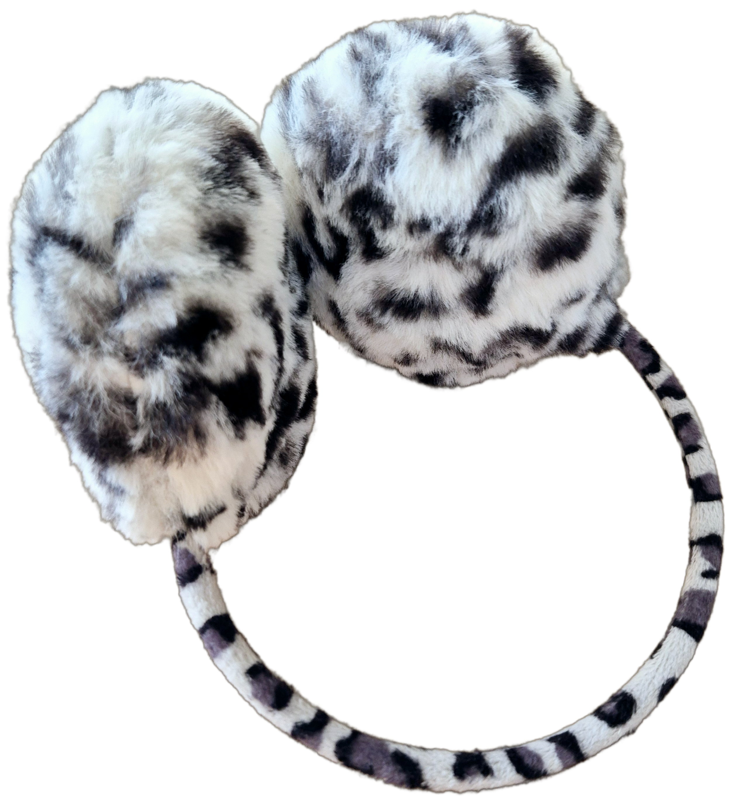 Oorwarmers Nepbont 'Panter' | Merkloos | One Size