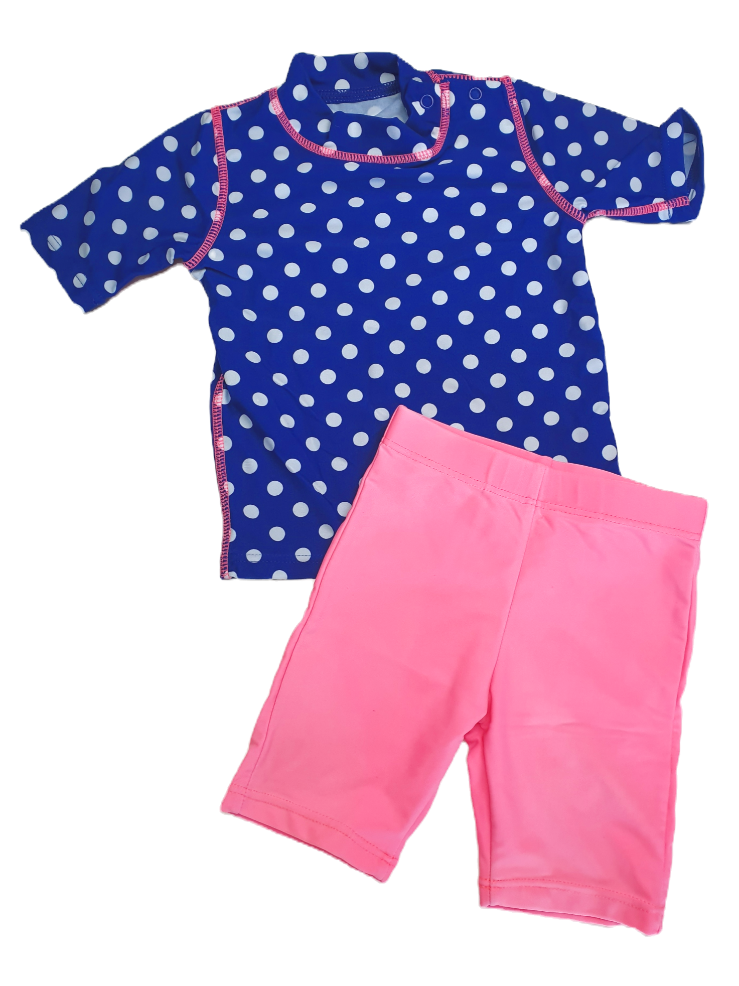 Blauw/Roze Zwemset | Hema | Maat 74/80