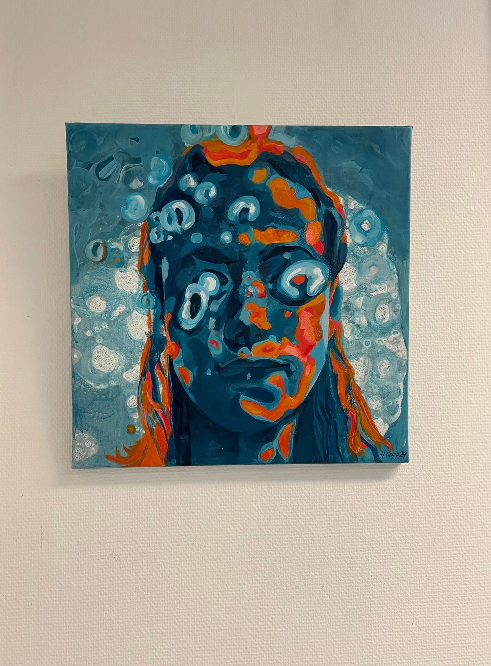 Acrylics on canvas, 40x40cm