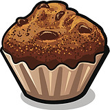 muffin-clipart-chocolate-chip-muffin-10.