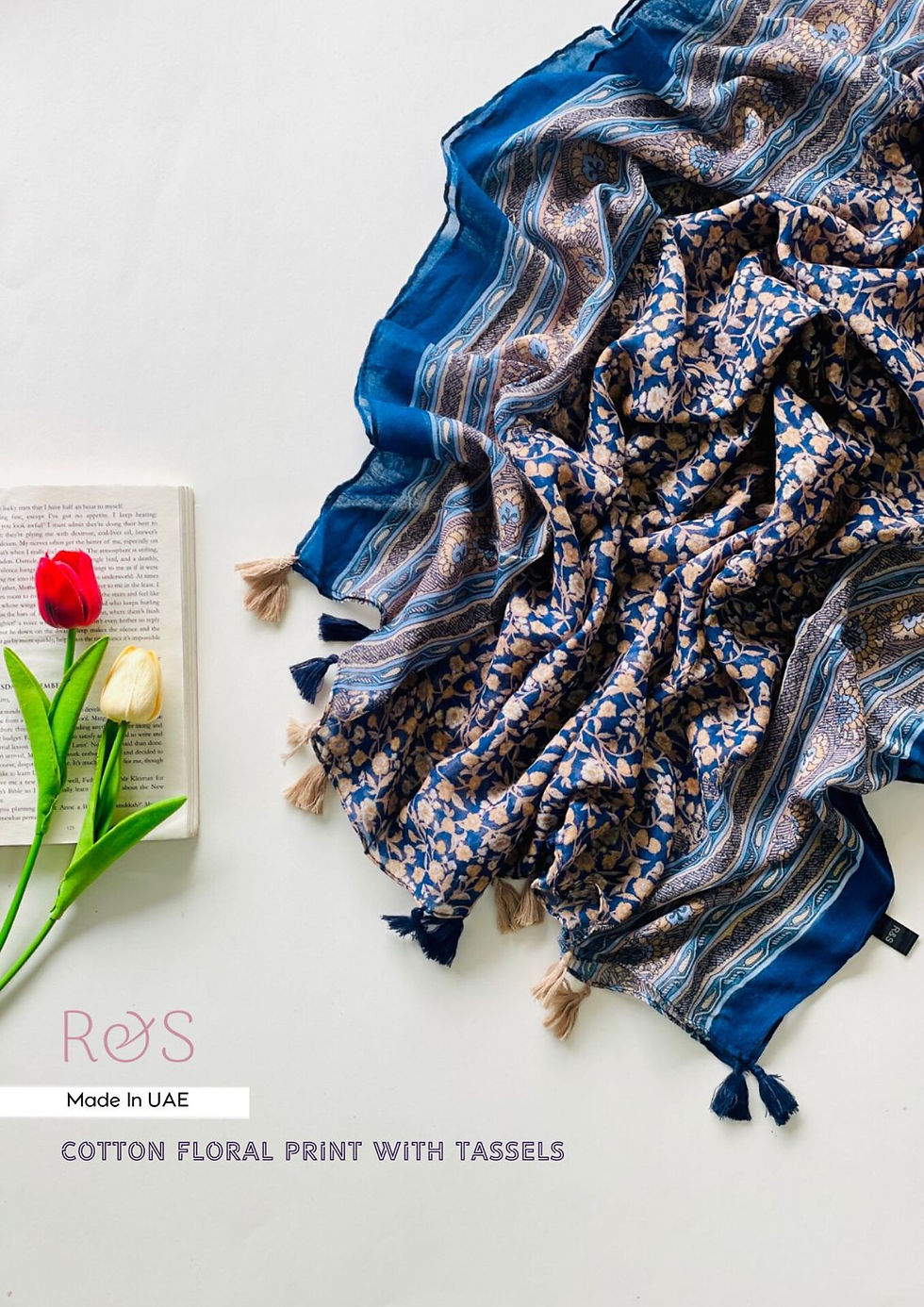 Thumbnail:  R&S Floral Cotton Hijab