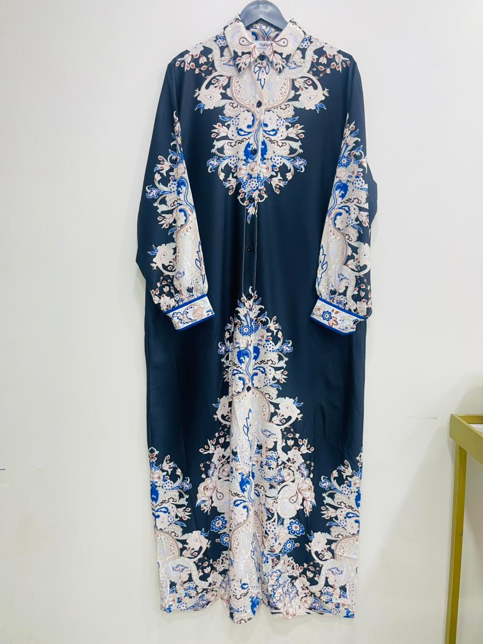 Thumbnail: LONG BUTTON DRESS