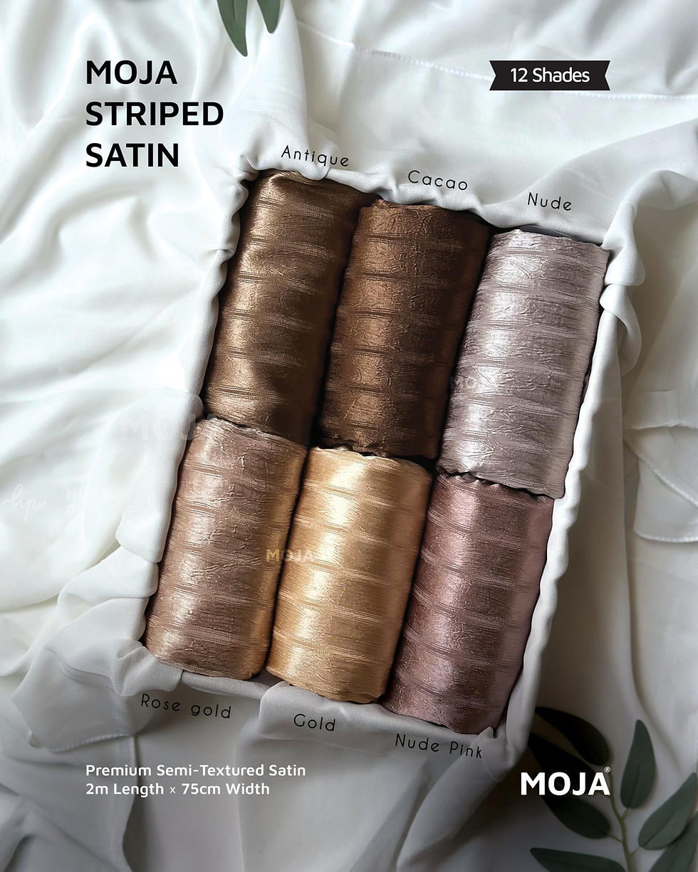 Thumbnail: Moja Textured Satin Stripe