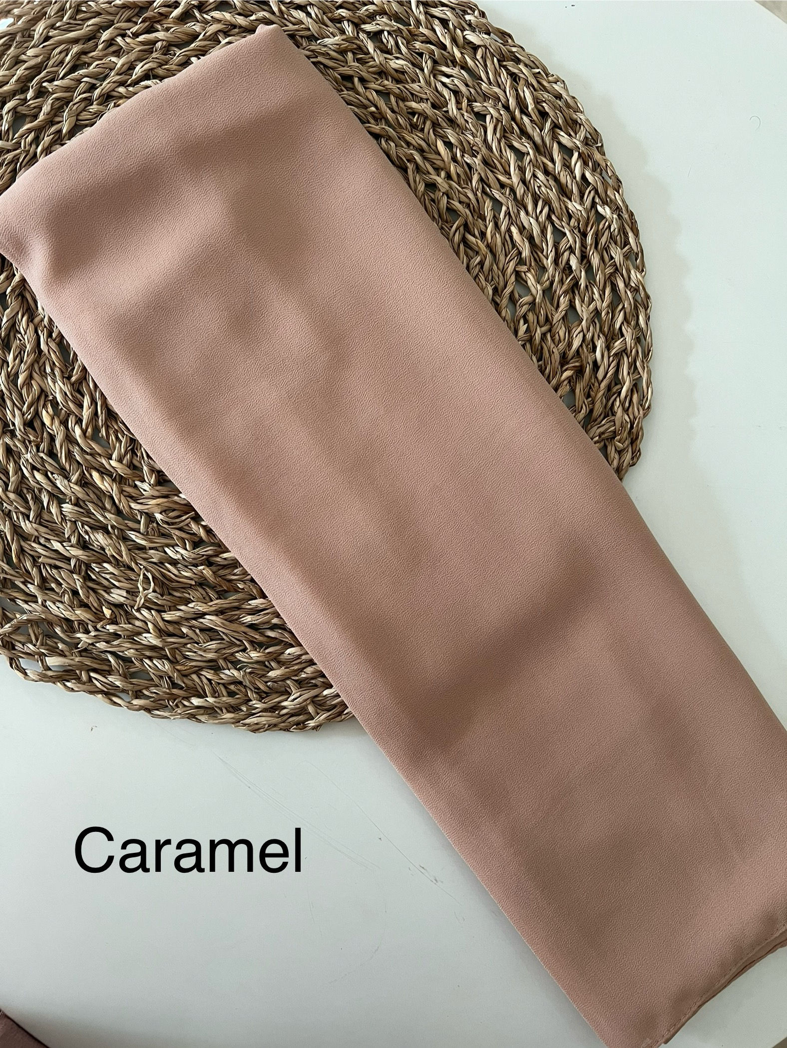 ZERA Malaysian Heavy Chiffon Hijab Caramel