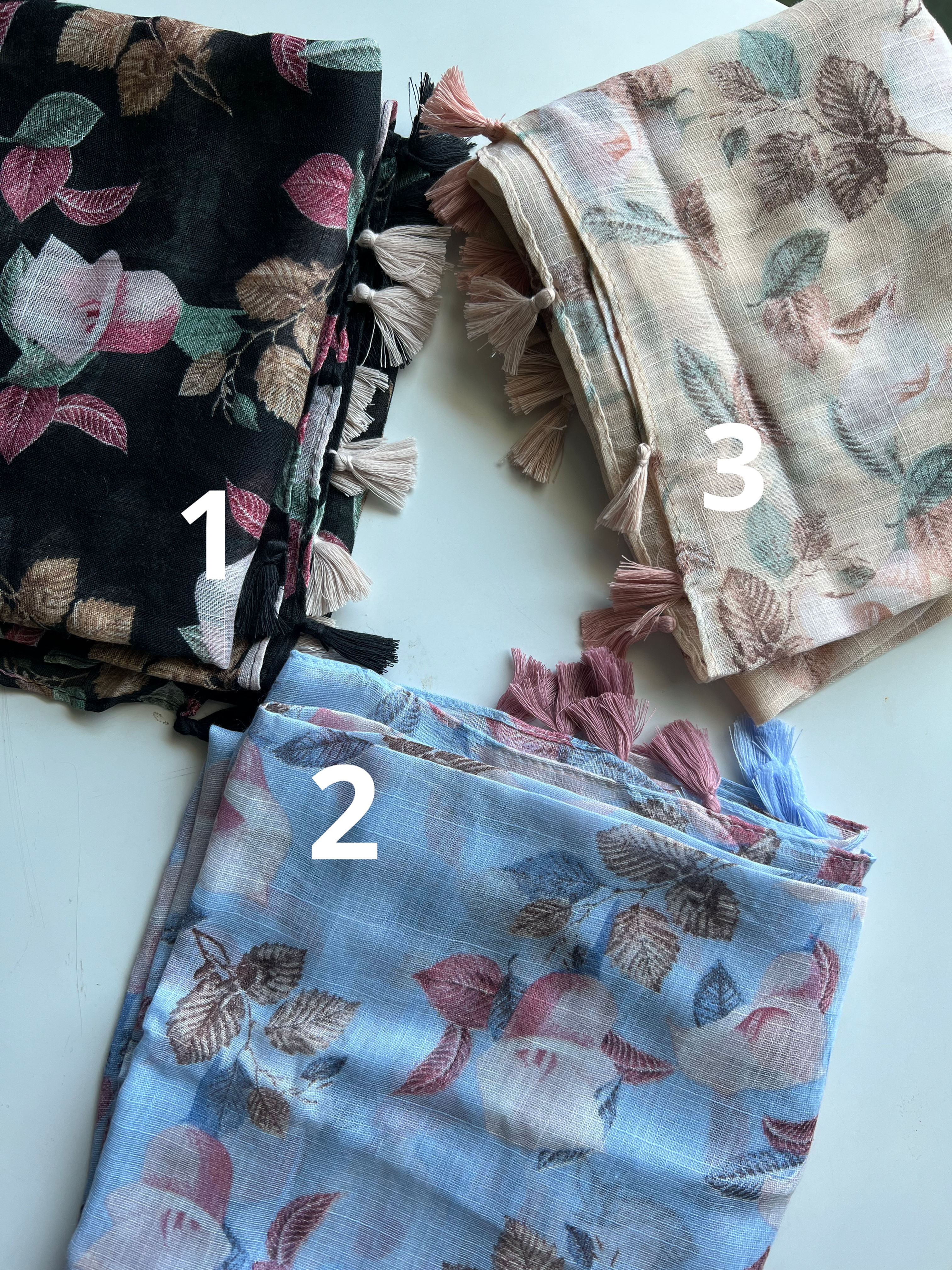 R&S Floral Cotton Hijab
