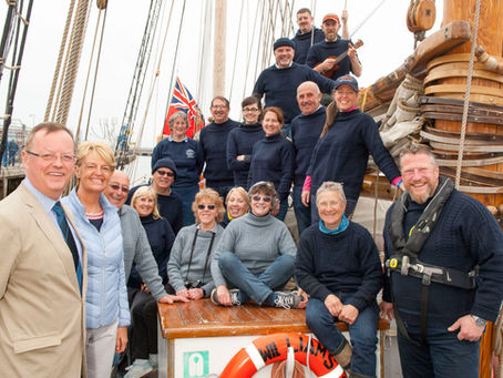 Blyth Tall Ship crew welcomed home