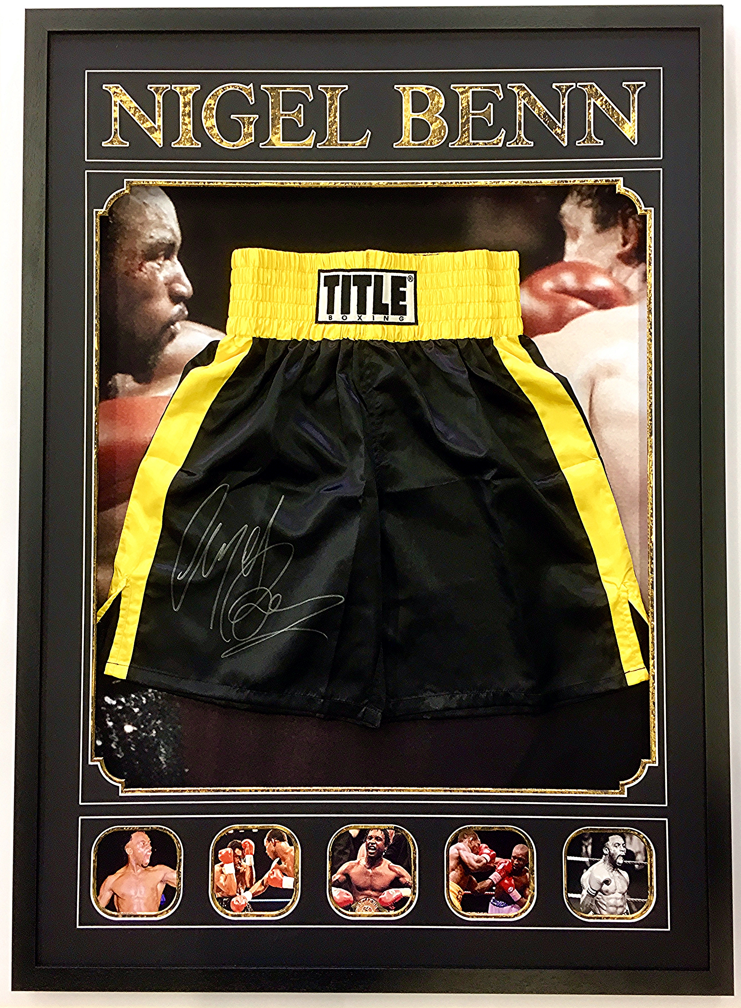 Nigel Benn Signed Trunks