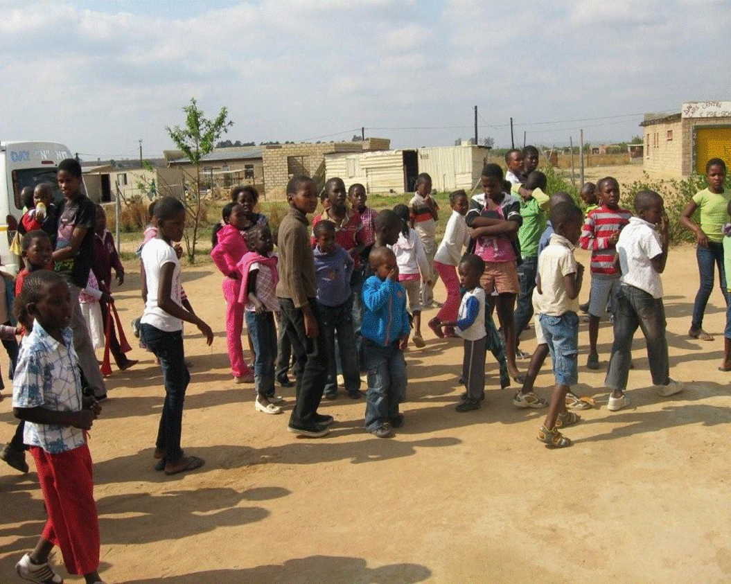 Children in Moloto, South Africa