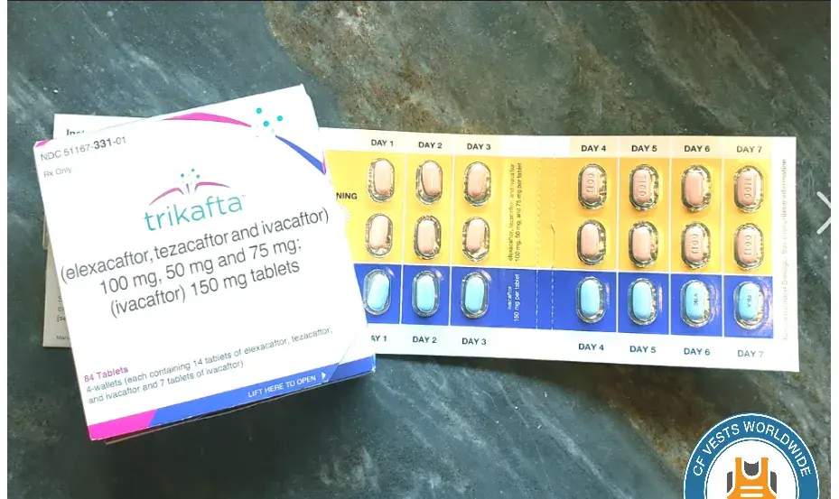 Facebook Memory – March 10, 2023
‎
‎A trusted contact of CF Vests Worldwide is inquiring whether anyone might have Trikafta to donate.  Please message Rod Spadinger if you can help.