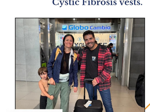Facebook Memory – June 6, 2025
To celebrate the 5th anniversary of CF Vests Worldwide, Project Manager Summer B is currently traveling to #Colombia and #Ecuador to personally donate Cystic Fibrosis