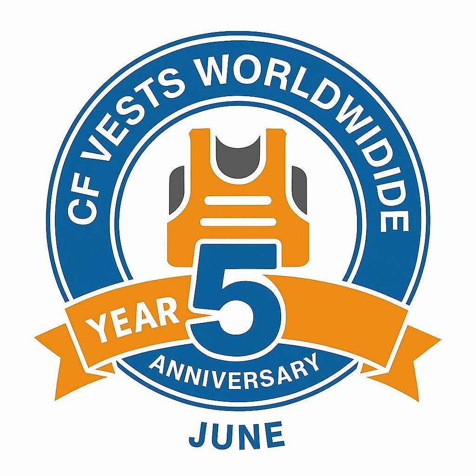 Facebook Memory – May 26 2025
June 2025 is the Fifth Anniversary of CF Vests Worldwide !
