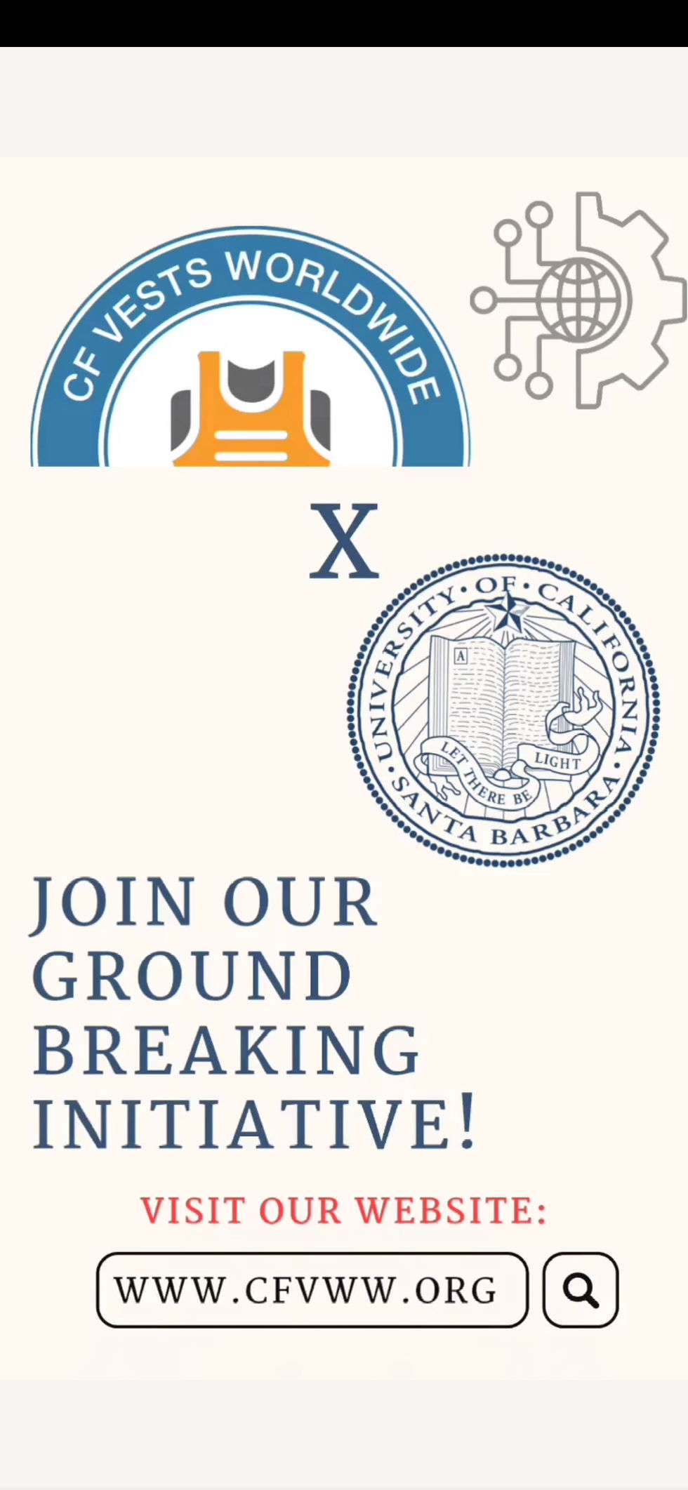 Facebook Memory – October 1, 2024
Joshandchitty Bauder, CF Vests Worldwide Chief Strategy Officer, and Rod Spadinger are traveling to the University of California tomorrow to propose a new