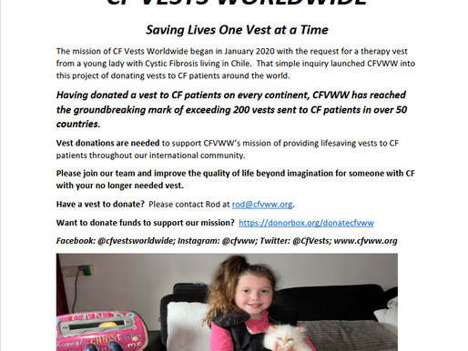 Facebook Memory – June 28, 2023
Many thanks to Brittany Suchanek for supporting CF Vests Worldwide!