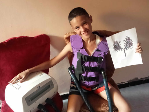 ‎Facebook Memory – December 21, 2024
‎
‎"Ahmed was admitted to the hospital every three months.  The physiotherapy jacket will well contribute to my son Ahmed’s treatment #donatecysticfibrosisvest