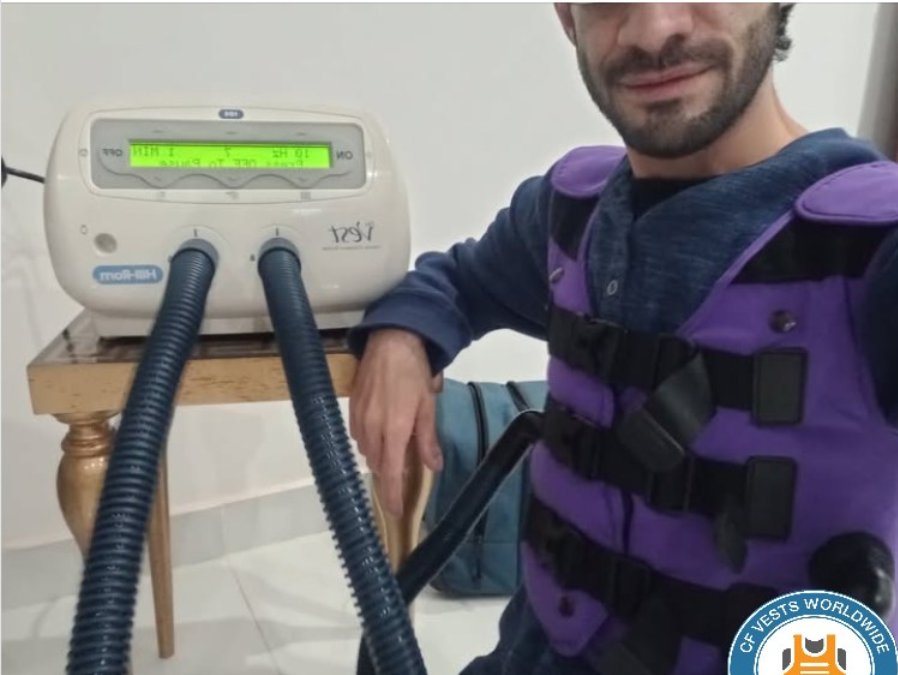 Facebook Memory – January 28, 2022 Because of your support, CF Vests Worldwide sent a young man in Pakistan a Baxter International Hill Rom Cystic Fibrosis Vest last November. #donate