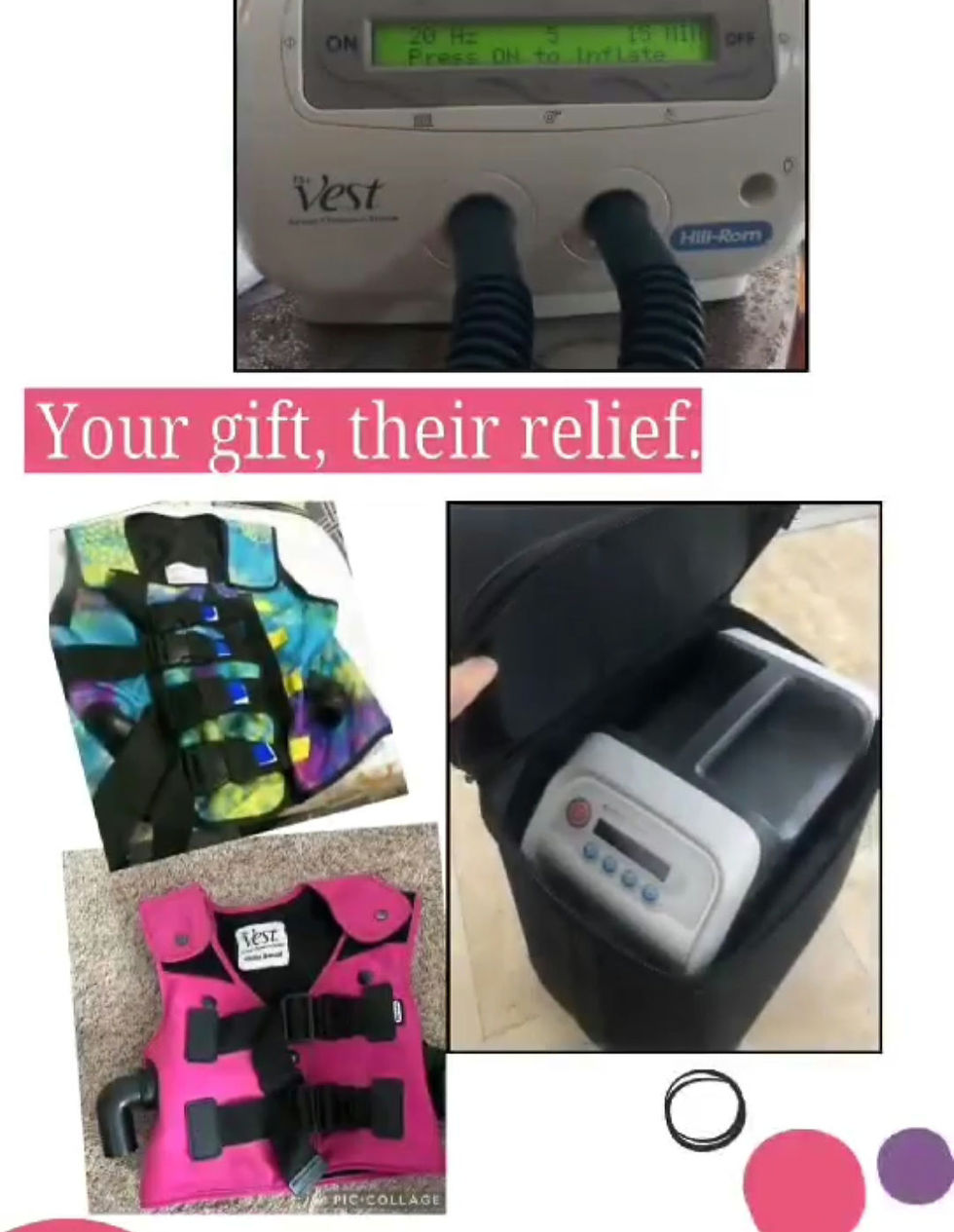 Facebook Memory – June 9, 2024
CF Vests Worldwide is grateful to our generous supporters for their May donations of 36 Cystic Fibrosis vest equipments and several cash donations!