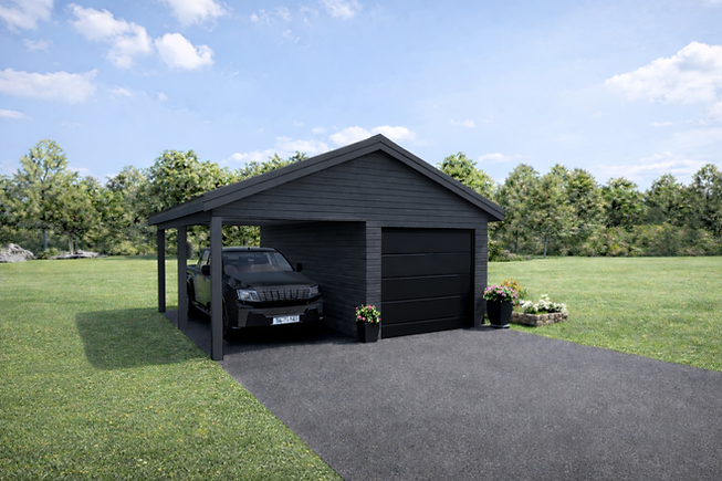 garasje_med_carport_Byggesett-