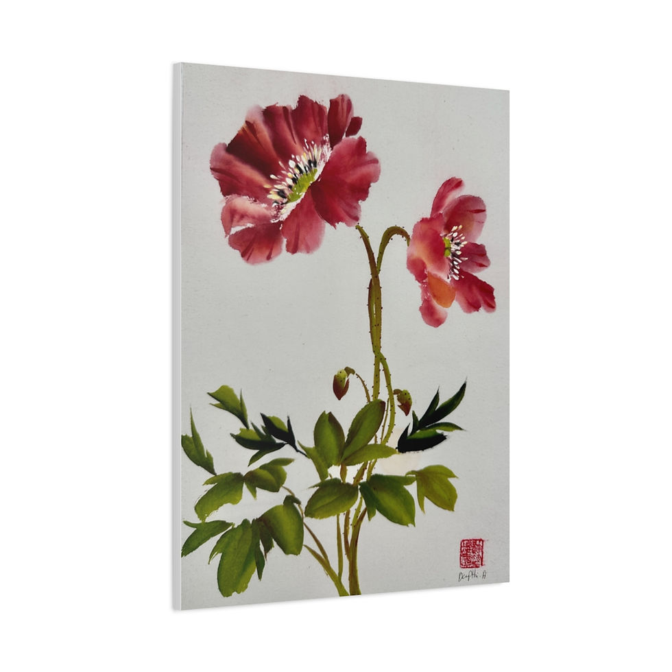 Thumbnail: Elegant Crimson - Matte Canvas, Stretched, 1.25"
