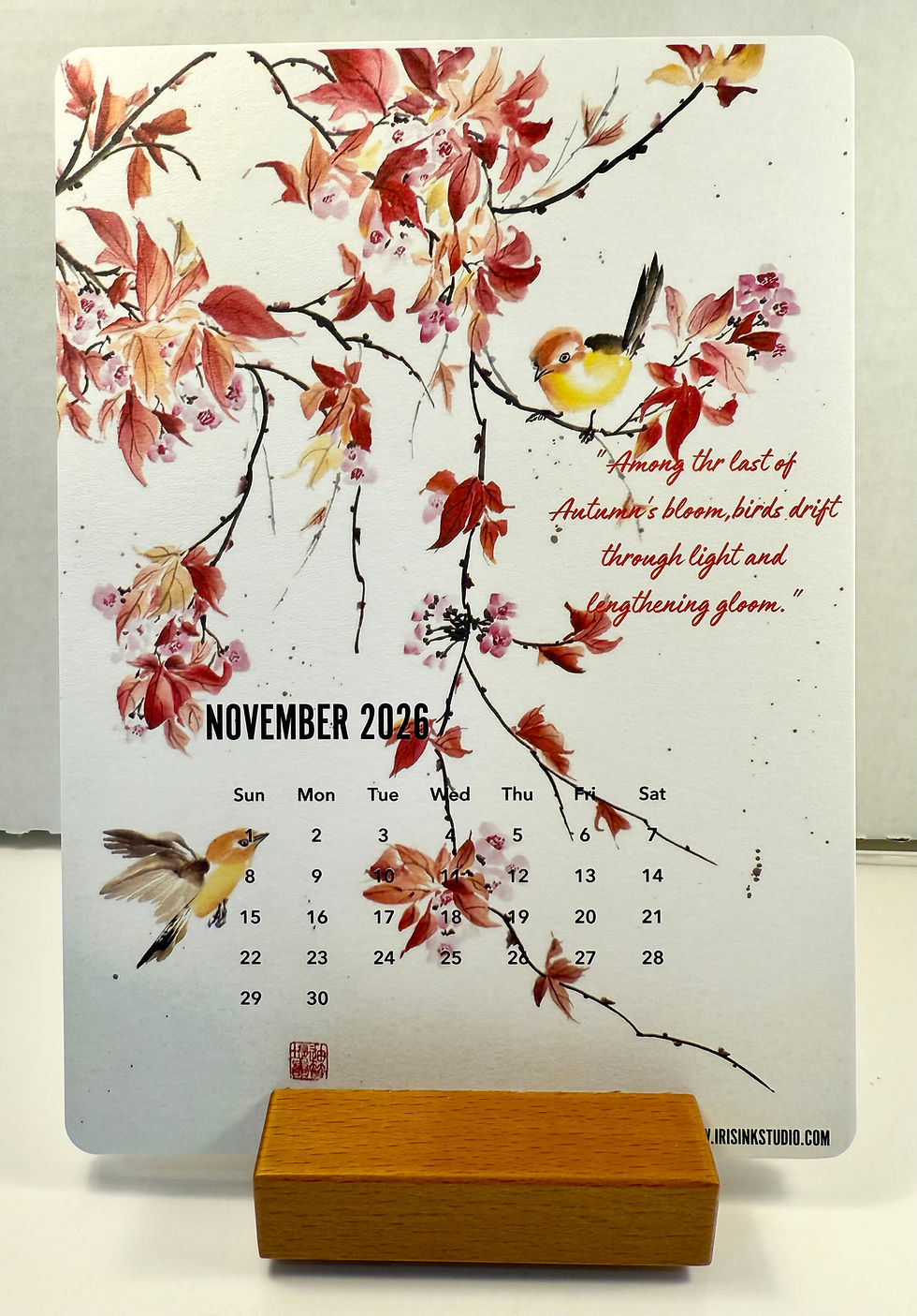 Thumbnail: Art Focus 2026 Desk Calendar: The Seasons in Brush & Spirit