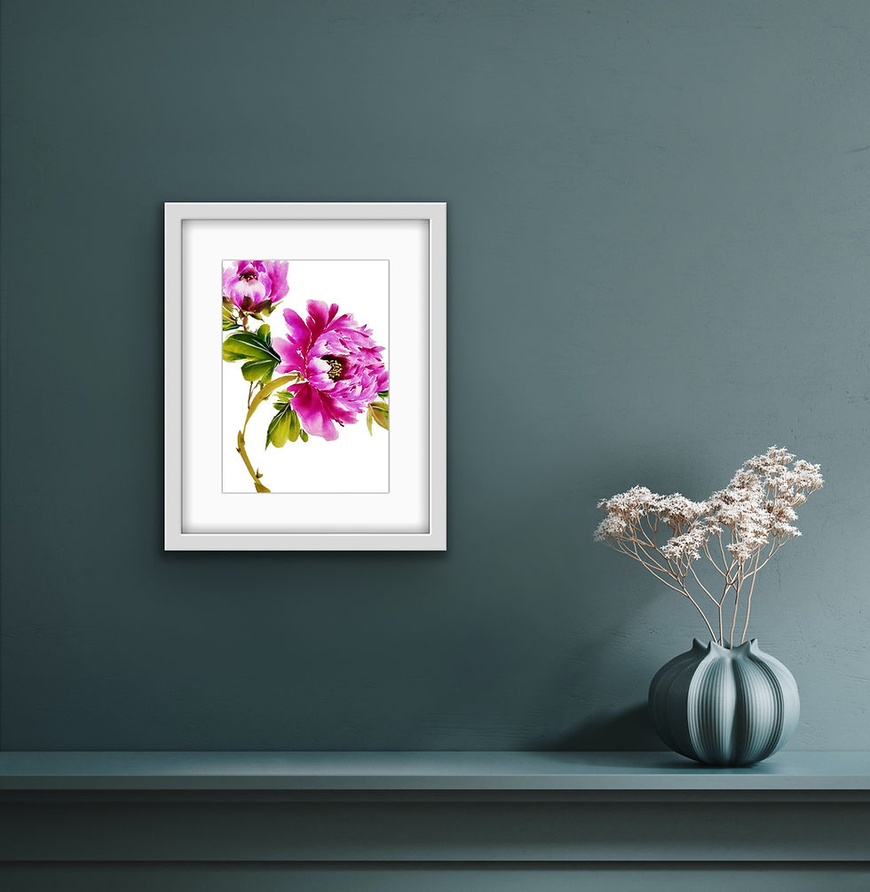 Thumbnail: Blush Blossoms - Fine Art Print