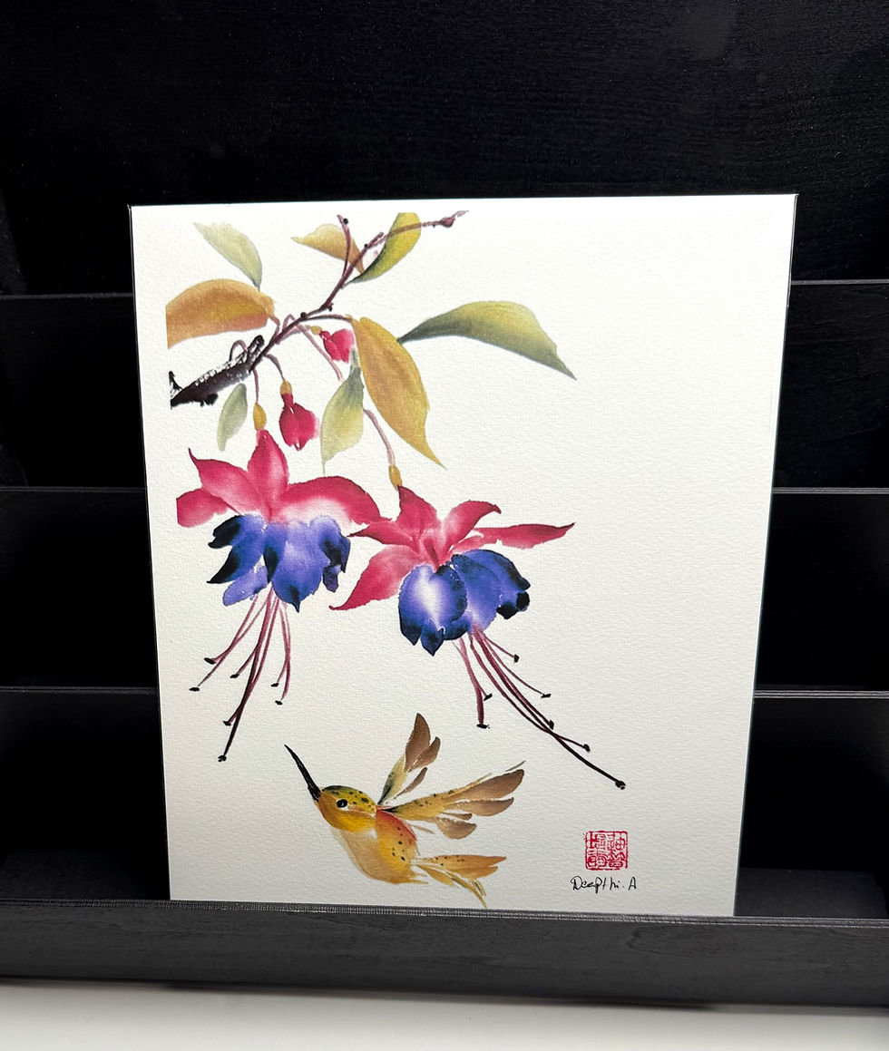Thumbnail: Fuchsia Fanfare- Fine Art Print