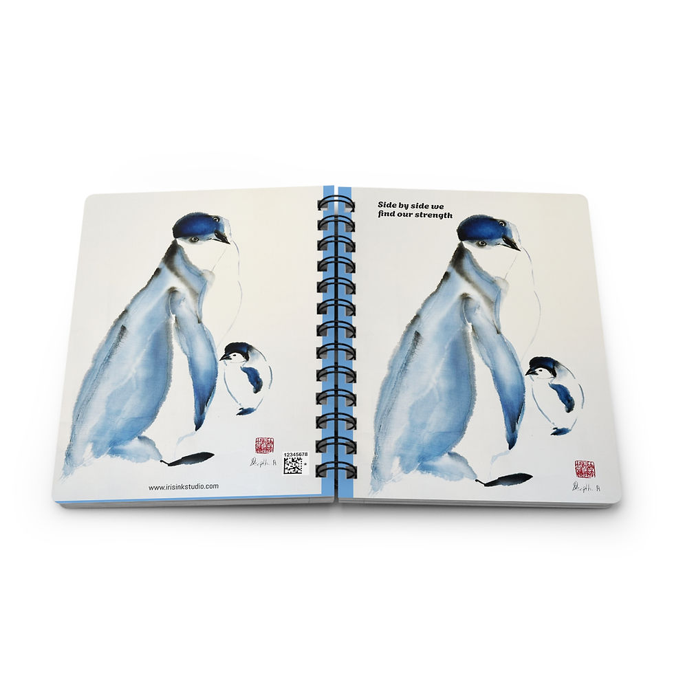 Thumbnail: Penguins- Spiral Bound Journal