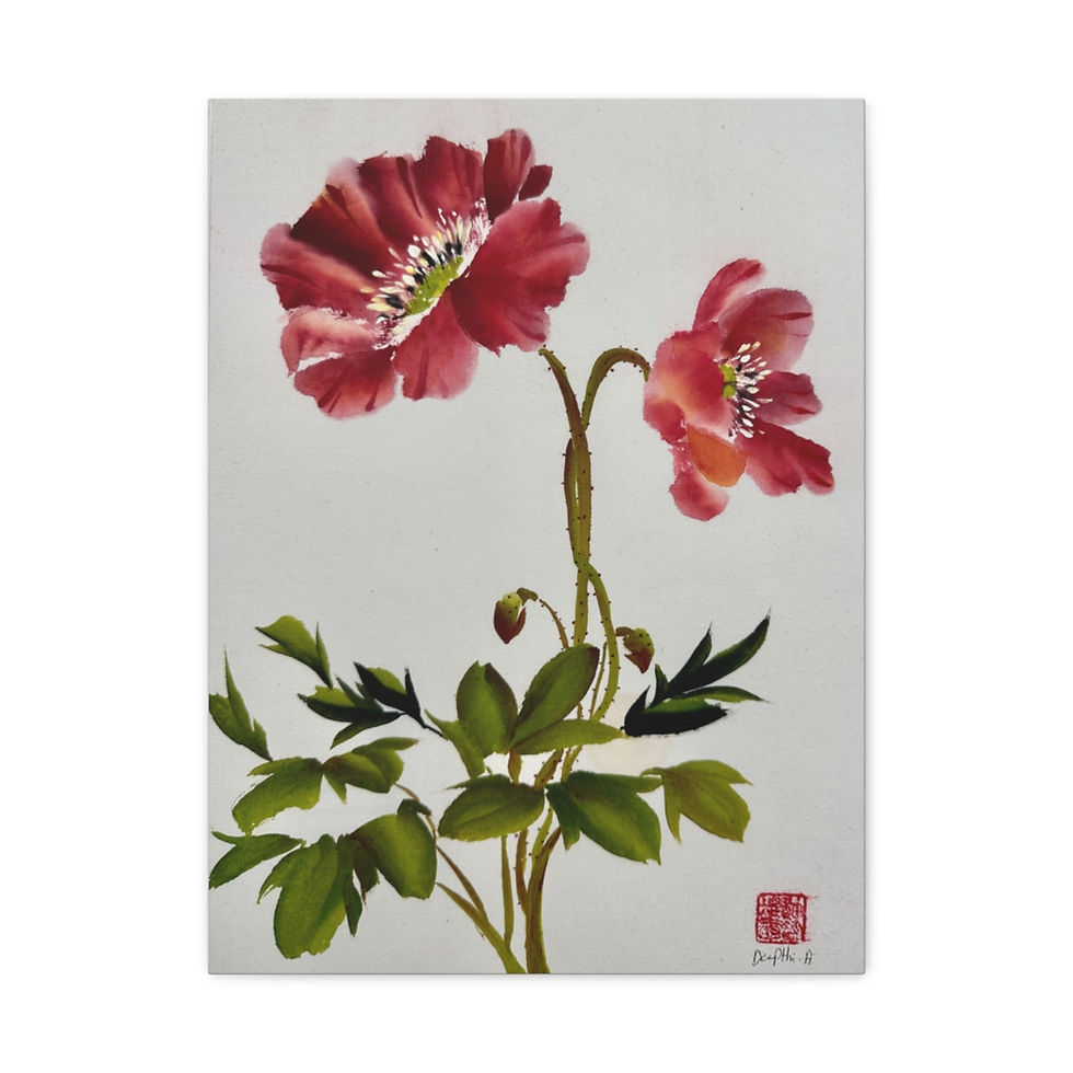 Thumbnail: Elegant Crimson - Matte Canvas, Stretched, 1.25"