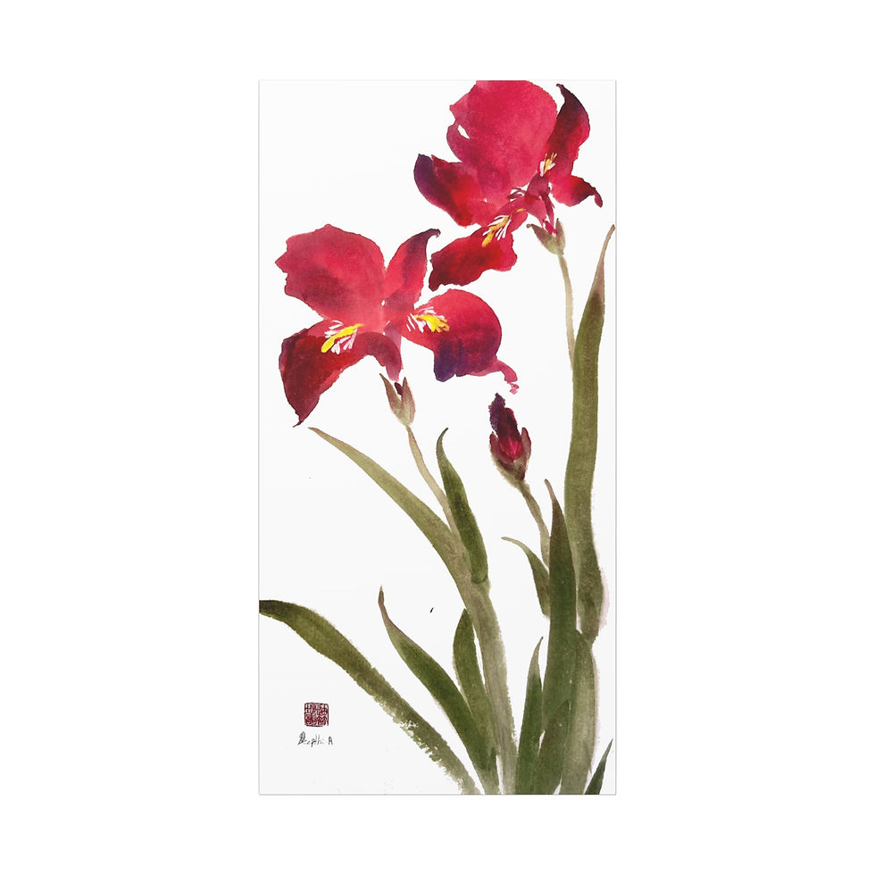 Thumbnail: Iris- Matte Canvas, Stretched, 1.25"