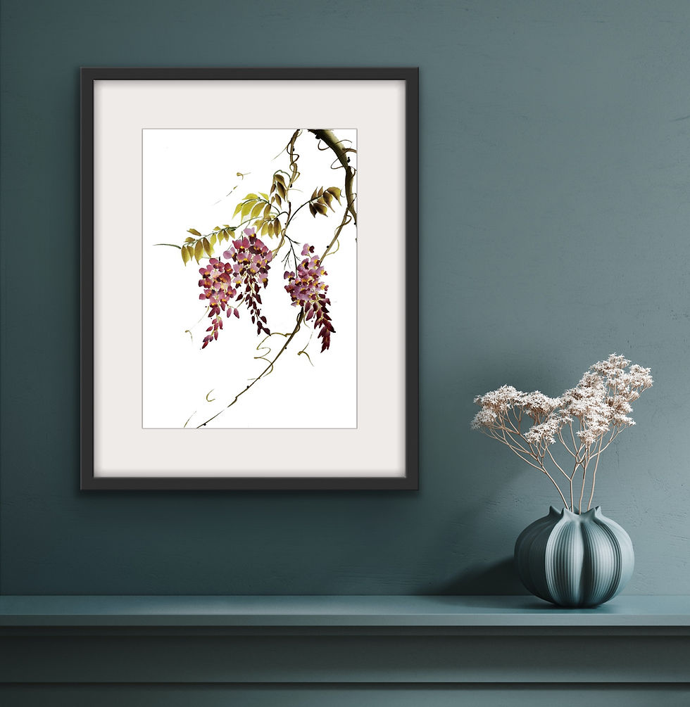 Thumbnail: Veils of Violet- Fine Art Print